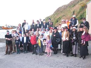 Assembly at Titanic American Wake on Cape Clear Island