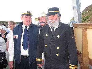 Skipper Ted O'Driscoll with Capt.Steve Wing